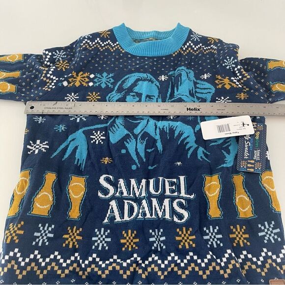 NWT Tipsy Elves Sam Adams Light up Christmas Sweater - Picture 4 of 7